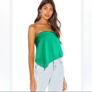 Emerald Green Strapless Top
